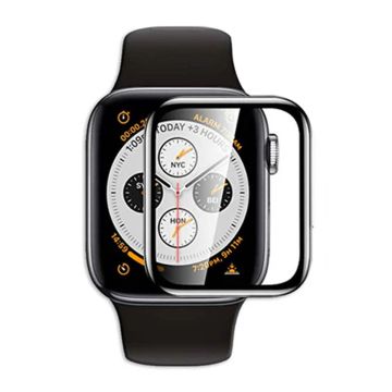 Προστατευτικό Οθόνης Apple Watch Edition Series 7/8 41mm-3D Πλήρες Tempered Γυαλί Μαύρο